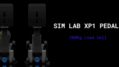 The new Sim Lab XP1 Pedal set